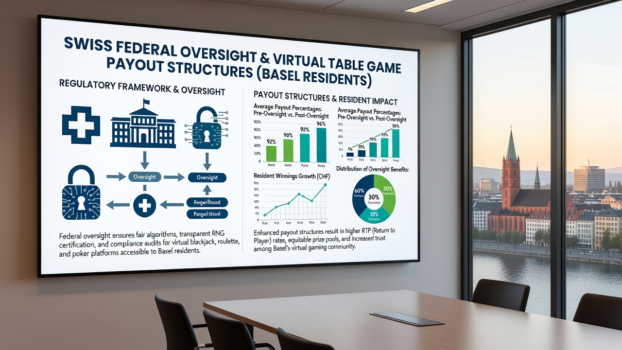Regulatory oversight meeting discussing virtual table game compliance in Switzerland