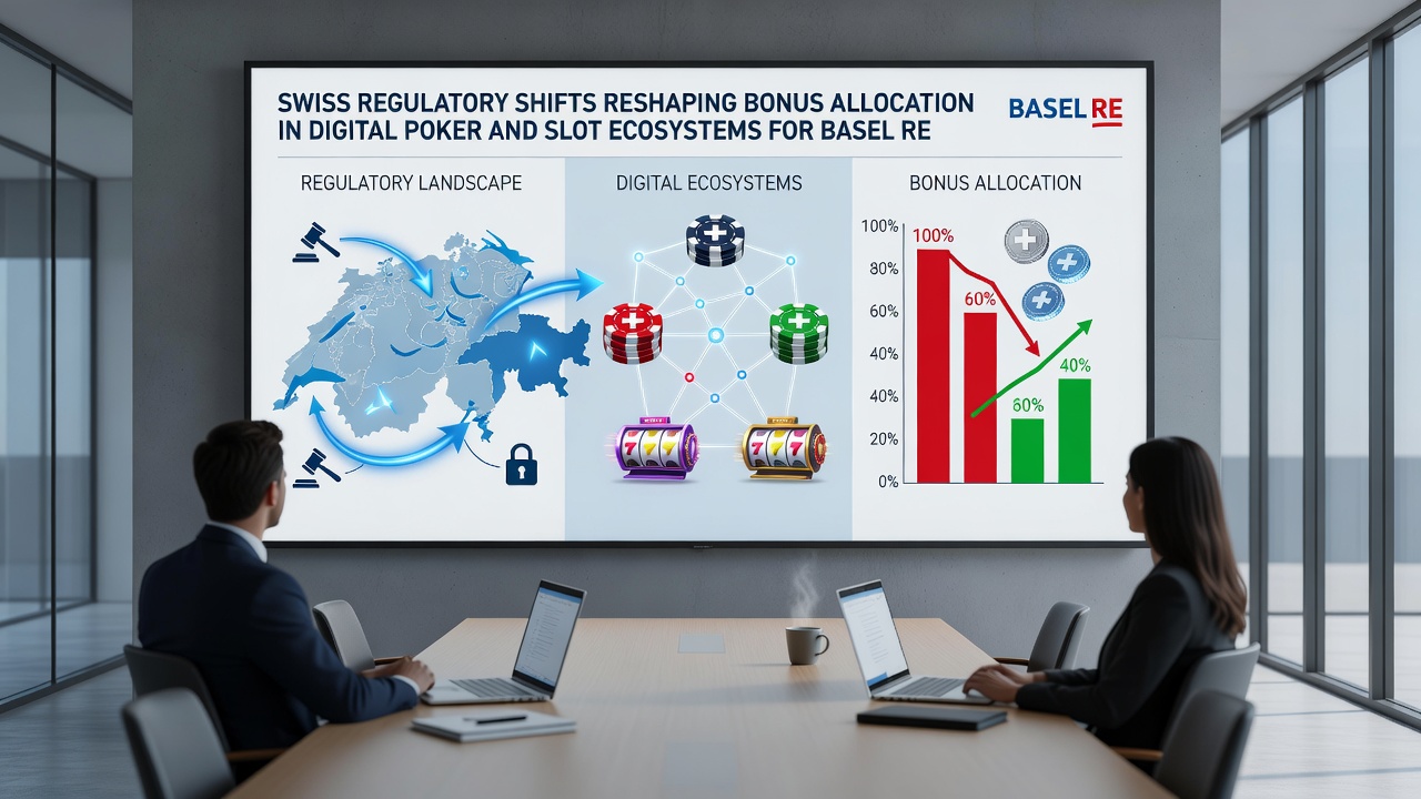 Digital slot interface displaying adjusted bonus terms for Swiss players under new regulations
